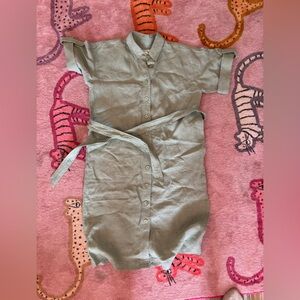 Trenery French linen size 8 shirt dress NWOT